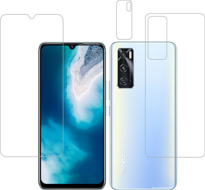 Vatsin Front and Back Tempered Glass for Vivo V20 SE(Pack of 3)