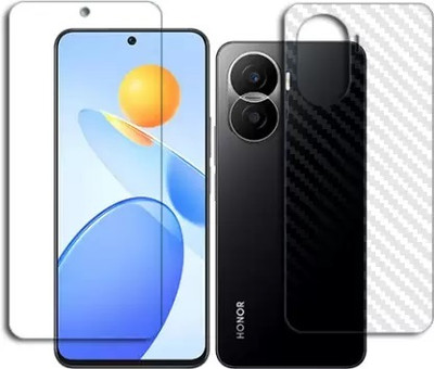 MUTAALI Front and Back Tempered Glass for Honor Play7T Pro(Pack of 1)