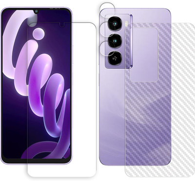 MUTAALI Front and Back Tempered Glass for itel City 100 4G(Pack of 1)