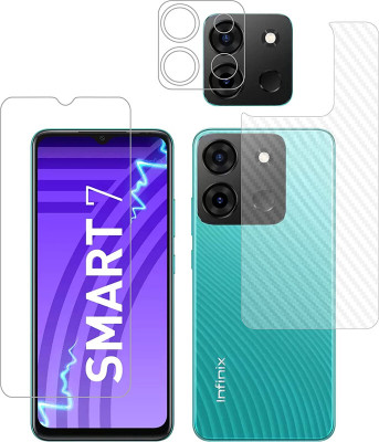 S9HUB Front and Back Tempered Glass for INFINIX MSART 7 PLUS, INFINIX SMART 7 HD, INFINIX SMART 7(Pack of 3)