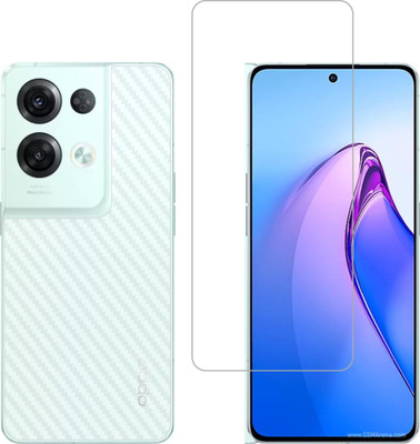 Vatsin Front and Back Tempered Glass for Oppo Reno8 Pro 5G(Pack of 2)