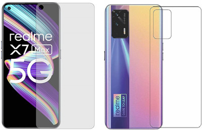 4 YARDS Front and Back Tempered Glass for Realme X7 Max 5G (Matte Finish)(Pack of 1)
