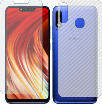 MOBART Front and Back Tempered Glass for Infinix Hot 7 Pro(Pack of 2)
