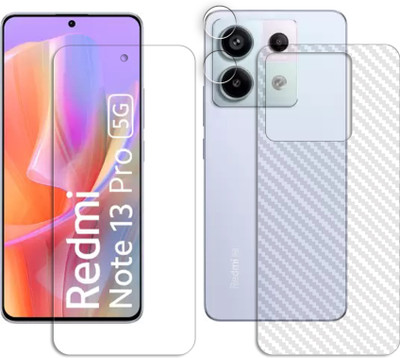 20SKY Front and Back Tempered Glass for REDMI Note 13 Pro 5G FRONTBACK AND CAMERA LENS SCREEN GUARD(Pack of 1)