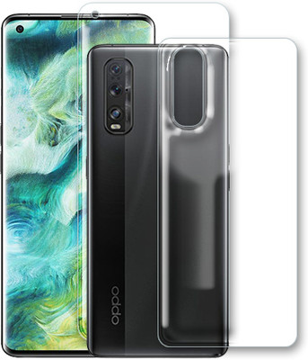 MUTAALI Front and Back Tempered Glass for Oppo Find X2(Pack of 1)