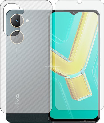 Mobling Front and Back Tempered Glass for Vivo Y03 T(Pack of 2)