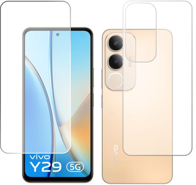 4 YARDS Front and Back Tempered Glass for Vivo Y29 5G(Pack of 1)