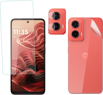 Ten To 11 Front and Back Tempered Glass for MOTOROLA g35 5G, MOTOROLA g35 5G [With Rear Camera Lens Guard](Pack of 3)