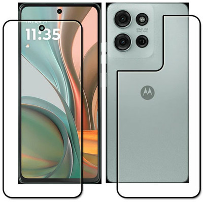 tombik Front and Back Tempered Glass for 4cc-Moto G75 5G-fb(Pack of 2)