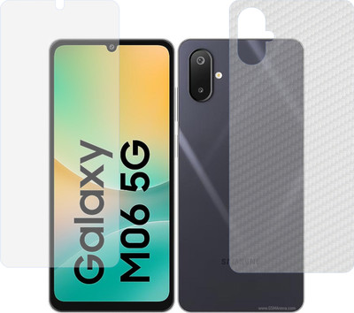 Fasheen Front and Back Tempered Glass for Samsung Galaxy M06 5G(Pack of 2)
