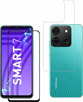 Ten To 11 Front and Back Tempered Glass for Itel A60(Pack of 2)