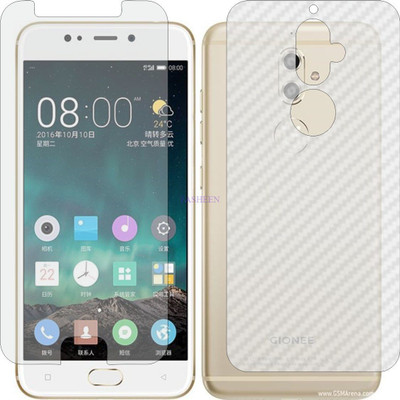 Fasheen Front and Back Tempered Glass for GIONEE S9 (Front Matte Finish & Back 3d Carbon Fiber)(Pack of 2)