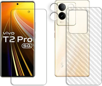 20SKY Front and Back Tempered Glass for 1-vivo T2 Pro FRONTBACK AND CAMERA LENS SCREEN GUARD(Pack of 1)