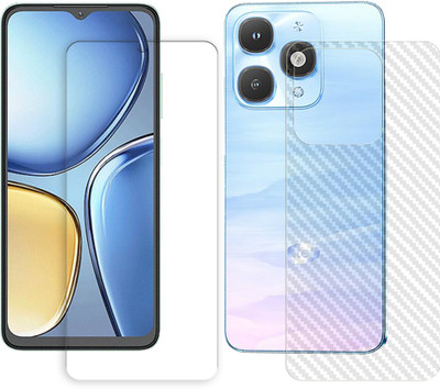 MUTAALI Front and Back Tempered Glass for itel A90 4G(Pack of 1)