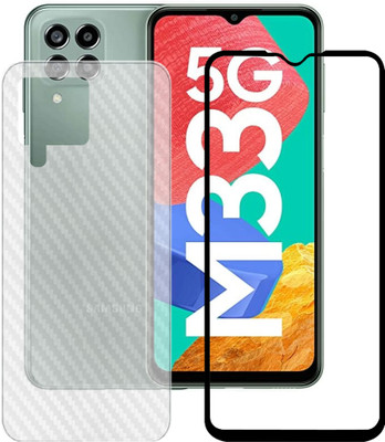 LILLIPUT Front and Back Tempered Glass for Samsung Galaxy M33 5G(Pack of 2)