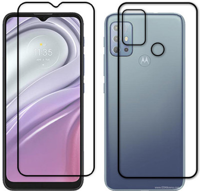 SOMTONE Front and Back Tempered Glass for MOTOROLA MOTO G20(Pack of 1)