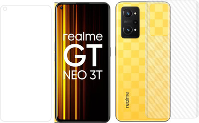 Vatsin Front and Back Tempered Glass for Realme GT Neo 3T(Pack of 2)