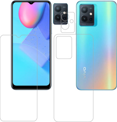 Vatsin Front and Back Tempered Glass for ViVO Y75 5G(Pack of 3)