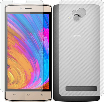MOBART Front and Back Tempered Glass for INTEX AQUA CLASSIC(Pack of 2)