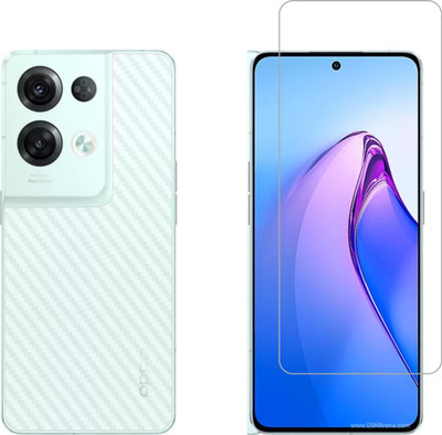 Ten To 11 Front and Back Tempered Glass for Oppo Reno8 Pro 5G(Pack of 2)