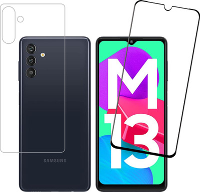 Ten To 11 Front and Back Tempered Glass for Samsung Galaxy M13(Pack of 2)