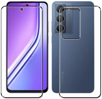 tombik Front and Back Tempered Glass for 23sz-Realme P3x 5G-fb(Pack of 2)