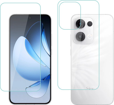 Ten To 11 Front and Back Tempered Glass for Oppo Reno 14(Pack of 2)