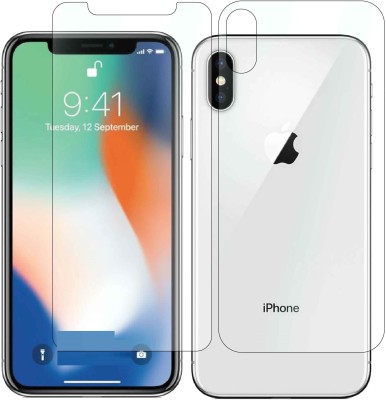 ArmourPro Front and Back Tempered Glass for Apple iPhone XS, Apple iPhone XS, Apple XS, Apple iPhone X, Apple iPhone X, Apple X(Pack of 1)