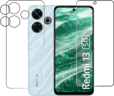 chakoor Front and Back Tempered Glass for Redmi 13 5G(Pack of 2)