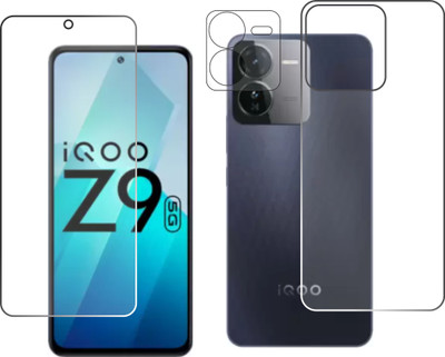 chakoor Front and Back Tempered Glass for IQOO Z9 5G,IQOO Z9 5g(Pack of 3)