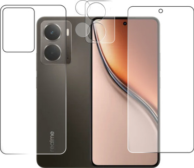 chakoor Front and Back Tempered Glass for realme p3 5g(Pack of 3)