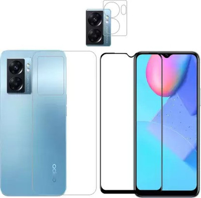 Olonga Front and Back Tempered Glass for OPPO K10 5G(Pack of 3)