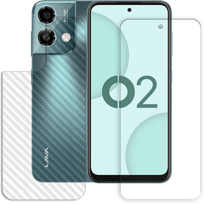ARBAN Front and Back Tempered Glass for Lava O2 FRONT BACK SCREEN GUARD(Pack of 1)