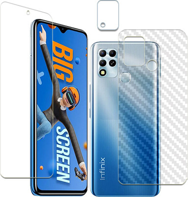 ARBAN Front and Back Tempered Glass for Infinix Hot 12 FRONTBACK SCREEN GUARD(Pack of 1)