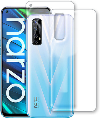 ARBAN Front and Back Tempered Glass for Realme Narzo 20 Front Back Flexible Tempered Glass(Pack of 1)