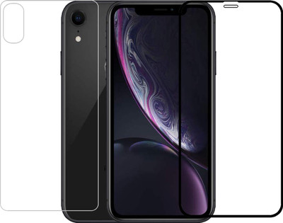 YOGKREETI Front and Back Tempered Glass for Apple iPhone XR(Pack of 2)