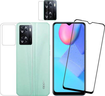 Ten To 11 Front and Back Tempered Glass for Oppo A57(Pack of 3)