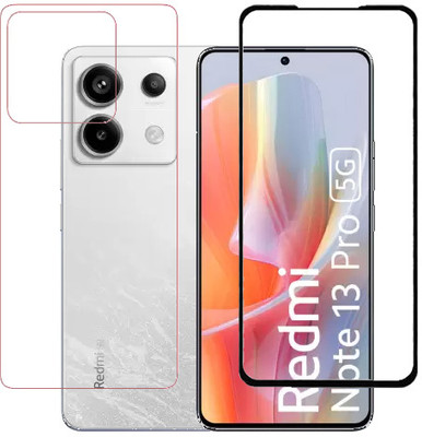 ECMERED Front and Back Tempered Glass for Redmi Note 13 Pro 5G(Pack of 1)