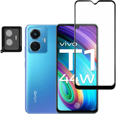 mFoniscie Front and Back Tempered Glass for Vivo T1 44W(Pack of 2)