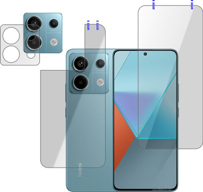 Cinzia Front and Back Tempered Glass for Redmi Note 13 Pro 5G(Pack of 3)