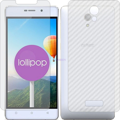 Fasheen Front and Back Tempered Glass for GIONEE M4 (Front Matte Finish & Back 3d Carbon Fiber)(Pack of 2)