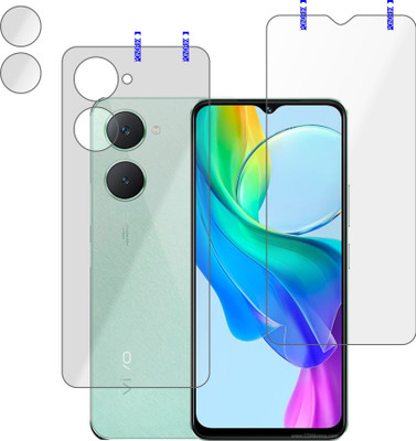 PONDRIK Front and Back Tempered Glass for vivo Y18, vivo Y18e(Pack of 2)