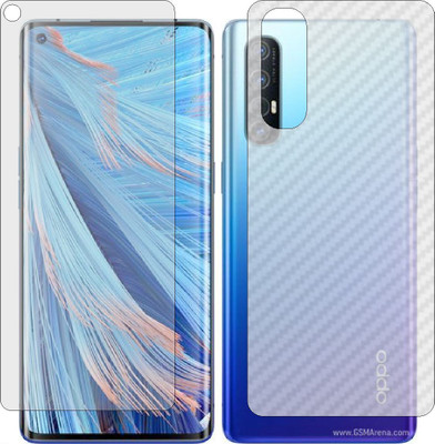 MOBART Front and Back Tempered Glass for OPPO FIND X2 NEO(Pack of 2)