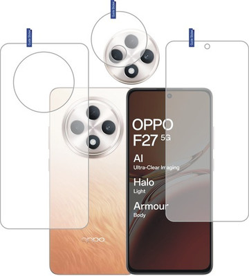 Flp1onBuy Front and Back Tempered Glass for Oppo F27 5G, Oppo F27 5G Camera lens(Pack of 3)
