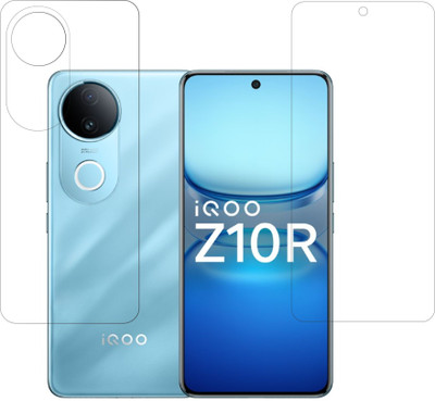 chakoor Front and Back Tempered Glass for IQOO Z10R 5G(Pack of 3)