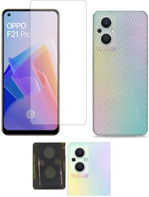 COVER CAPITAL Front and Back Tempered Glass for Oppo F21s Pro 5G(Pack of 3)