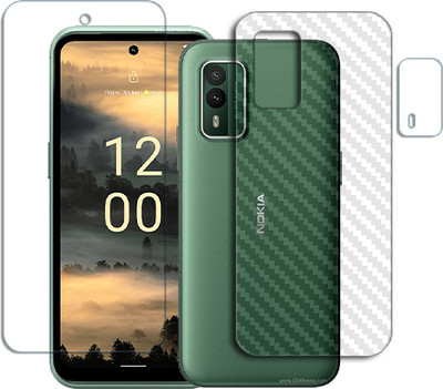 ARBAN Front and Back Tempered Glass for Nokia XR21 FRONTBACK SCREEN GUARD(Pack of 1)