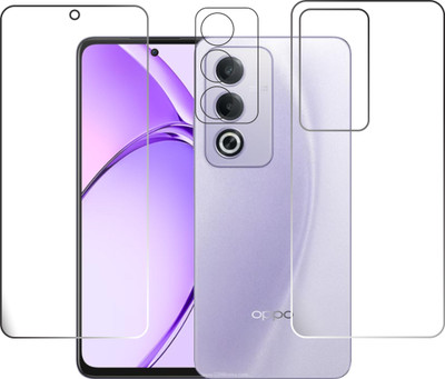 chakoor Front and Back Tempered Glass for Oppo A3 Pro 5G(Pack of 3)