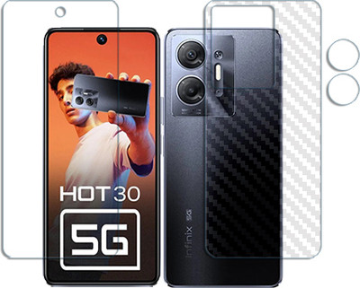 MUTAALI Front and Back Tempered Glass for Hot 30 5G(Pack of 1)