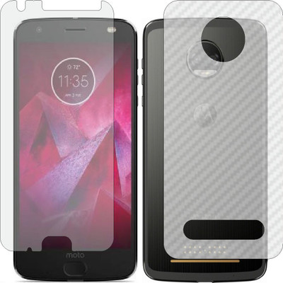 Fasheen Front and Back Tempered Glass for MOTOROLA MOTO Z 2018(Pack of 2)